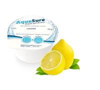 Abbott Nutrition | AquaSure 24 Confezioni x125 g | Acqua Gelificata per il trattamento dietetico di soggetti affetti da disfagia e problemi della deglutizione | gusto Limone