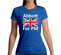 Abbott Per PM - Maglietta Donna - Primo Ministro Lavoro Diane Elezione Amore