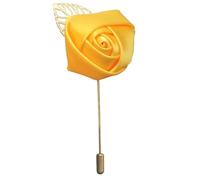 Abbottonatura da uomo - elegante rosa retrò in raso multicolore fatto a mano, l'accessorio che abbellisce il tuo costume - perfetto per il matrimonio, regalo di compleanno o per una serata