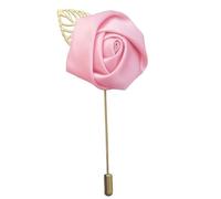 Abbottonatura da uomo - elegante rosa retrò in raso multicolore fatto a mano, l'accessorio che abbellisce il tuo costume - perfetto per il matrimonio, regalo di compleanno o per una serata