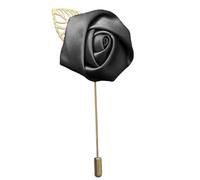 Abbottonatura da uomo - elegante rosa retrò in raso multicolore fatto a mano, l'accessorio che abbellisce il tuo costume - perfetto per il matrimonio, regalo di compleanno o per una serata