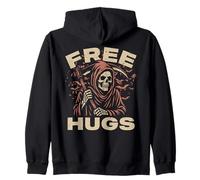 Abbracci Grim Reaper Angel Of Death Soul Collector Matching Felpa con Cappuccio
