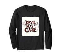 Abbraccia il bordo con questo vestito con emblema Devil May Care Maglia a Manica