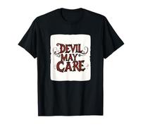 Abbraccia il bordo con questo vestito con emblema Devil May Care Maglietta