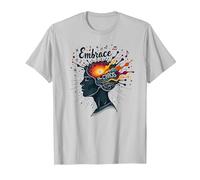 Abbraccia Il Caos: Ispirazione Musicale per la Mente Creativa Maglietta, Uomo, Argento, XXL