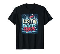 Abbraccia Il Freddo con Questo Design Lost in Winter Chaos Maglietta