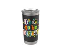 Abbraccia il tuo design in stile collage unico Bicchiere termico in acciaio inox doppia parete