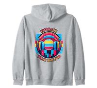 Abbraccia Il Tuo Ritmo Cuffie Musica Beat Vibe Felpa con Cappuccio