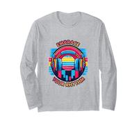 Abbraccia Il Tuo Ritmo Cuffie Musica Beat Vibe Maglia a Manica