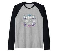 Abbraccia la filosofia del terrore esistenziale Estetica Nichilista Maglia con Maniche Raglan