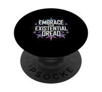 Abbraccia la filosofia del terrore esistenziale Estetica nichilista PopSockets PopGrip Adesivo