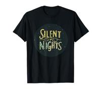 Abbraccia la pace con questa grafica Silent Nights Maglietta
