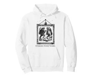 ABBRACCIA LA Tua STRANA Frog Dance Dark Academia Estetica Felpa con Cappuccio