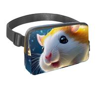 Abbraccia l'avventura con la nostra borsa a tracolla, perfetta per viaggi, corsa e attività all'aperto, adorabile criceto nuota sott'acqua, Multicolore#03, 1.5x9.0x5.9in/4x23x15cm