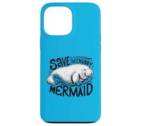Abbraccia le mucche di mare con la nostra "Save the Chubby Mermaid" Custodia per iPhone 13 Pro Max