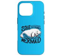 Abbraccia le mucche di mare con la nostra "Save the Chubby Mermaid" Custodia per iPhone 16 Pro