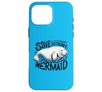 Abbraccia le mucche di mare con la nostra "Save the Chubby Mermaid" Custodia per iPhone 16 Pro Max