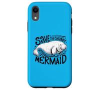 Abbraccia le mucche di mare con la nostra "Save the Chubby Mermaid" Custodia per iPhone XR