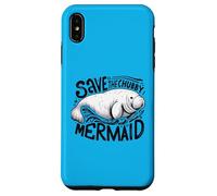 Abbraccia le mucche di mare con la nostra "Save the Chubby Mermaid" Custodia per iPhone XS Max
