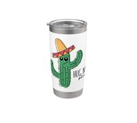 Abbracciami, per favore, divertente cactus Bicchiere termico in acciaio inox doppia parete
