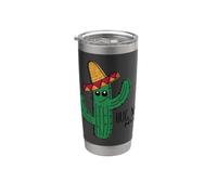 Abbracciami, per favore, divertente cactus Bicchiere termico in acciaio inox doppia parete
