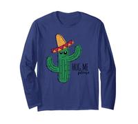 Abbracciami, per Favore, Divertente Cactus Maglia a Manica