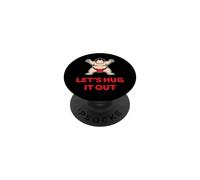 Abbracciamo Fuori Divertente Sumo Wrestler Abbraccio Kawaii Sumo Abbracciare PopSockets PopGrip Adesivo