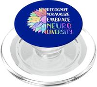 Abbracciare Neurodiversity - Rainbow Girasole ADHD Autismo PopSockets PopGrip per MagSafe