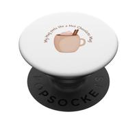 abbraccio come una tazza di cioccolata calda PopSockets PopGrip Adesivo