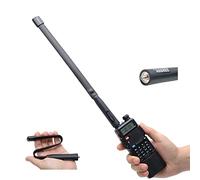 ABBREE Antenna tattica CS pieghevole a doppia banda VHF/UHF 144/430 MHz ad alto guadagno da 13 pollici SMA-femmina compatibile con Baofeng UV-5R BF-F8HP AR-5RM K5PLUS UV-21R AR-152 GMRS UV-5G Plus
