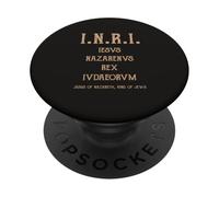 Abbreviazione I.N.R.I. Iesus Nazarenus Rex Iudaeorum INRI PopSockets PopGrip Adesivo