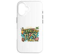 Abbronzato e brillo estate surf & Vacanze Spiaggia Custodia per iPhone 16