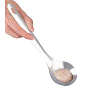 Abbto 2 Cucchiaio per fare polpette, macchina per fare palline di gnocchi in acciaio inox, cucchiaio per polpette in acciaio inox con manico lungo per riso, frutta, torta, stampa