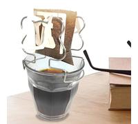 Abbto 2 Pcs Supporto per contagocce per caffè,Mensola a goccia per macchina per filtro da caffè manuale - Supporto per tazza con filtro a forma di orso, colino da tè, porta caffè, birra, produttore