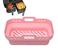 Abbto Cestino per friggitrice ad aria in silicone | Vassoio per forno per friggitrice ad aria | Accessori per friggitrice ad aria di grado alimentare per Ninja DZ201, sostituzione rivestimenti