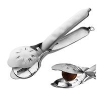 Abbto Clip Castano Clip Castano Schiaccianoci, Pinze per Aprinoci in Acciaio Inox 304 Pinze per Aprinoci Apri noci Cutter Noci