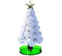 Abbto Giocattoli di albero di carta di Natale - Giocattolo di crescita magico dell'albero di Natale in cristallo con contenitore, acqua magica - Crystal Growing Learning Toys Kit di scienza per la