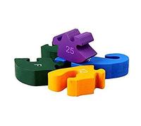Abbto Puzzle in legno per bambini piccoli - Blocchi di costruzione di puzzle in alfabeto morbido - Giocattoli educativi prescolari per ragazzi e ragazze