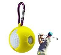 Abbto Supporto per palline da golf | Supporto per clip per palline da golf | Custodia protettiva in silicone per palline da golf con ganci in alluminio per pantaloni o marsupieri