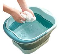 Abbto Vasca da Bagno pediluvio | Bacino da Bagno per pediluvio con rulli massaggianti | Bacino termale per ammollo Stanco, Aiuta a Dormire, Pedicure, Adatto per Pedicure Spa per Famiglie, può