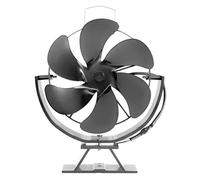 Abbto Ventilatore per camino | Ventilatore a pale per camino, motore silenzioso, circolazione ad aria calda - Ventilatore per stufa a circolazione di calore girevole a 360 gradi per camino