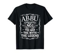 Abbu The Man The Myth The Legend Men Gift Father's Day Maglietta
