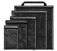 Abbylike Faraday - Confezione da 5 sacchetti per telefoni di 5 dimensioni, ignifughi, gabbia Faraday per computer portatile, resistenti all'acqua, blocco del segnale, protezione per chiavi dell'auto,