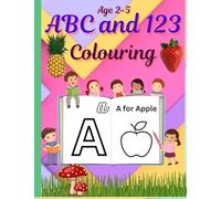 ABC & 123 Coloring Fun for Kids | Learn Letters, Numbers & Counting | Alphabet Tracing & Coloring Book for Toddlers & Preschoolers | 75 Pages | By Jesintha Bhaskaran