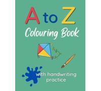ABC & 123 Colouring Book for Ages 3-5: Learn Letters & First Words Through Colouring | 78 Fun Educational Pages for Fine Motor Skills, Pencil Control ... Tracing Practice and Cute Colouring Scenes