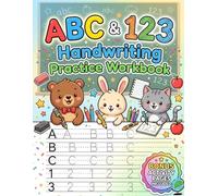 ABC & 123 Handwriting Practice Workbook: Size 8.5*11 | Pages 104 | Learn to Trace Letters & Numbers with Fun Activities | Preschool Ages 3-5 | ... Learning Practice | Color Test Pages Included