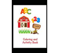 ABC 123 On The Farm Coloring and Activity Book