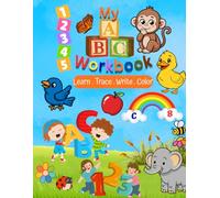 ABC & 123 Tracing and Coloring Book for Kids: Tracing, Coloring & Fun Learning for Ages 3-5