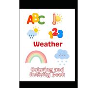 ABC 123 Weather Coloring and Activity Book