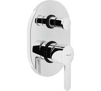 Abc 87100 miscelatore vasca/doccia incasso con deviatore cromo Cromato